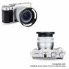 Picture of 52mm Screw in Lens Hood Shade Cover for Fujifilm Fuji Fujinon XC 15-45mm F3.5-5.6 OIS PZ Lens on Camera X-T30 II X-T20 X-T10 X-T200 X-T100 X-A7 X-A5 X-A10 X-E3 X-E2 X-S10 X-T4 X-T3 X-T2 Xpro3 Xpro2
