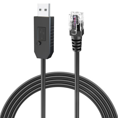 Picture of Radar Detector Power Cord, RJ11 Radar Detector Cable, Replacement Radar Detectors Mute Charger Cable for Escort Max 360 Uniden DFR8/9 Radenso XP/SP Beltronics Pro RX65 DFR6/7 Radar Detector - 3.3FT