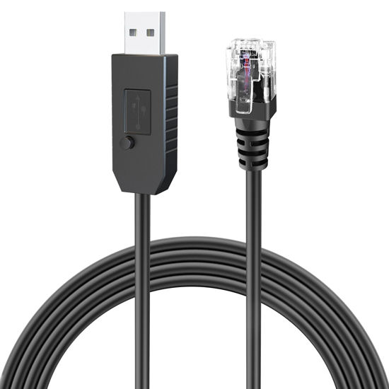 Picture of Radar Detector Power Cord, RJ11 Radar Detector Cable, Replacement Radar Detectors Mute Charger Cable for Escort Max 360 Uniden DFR8/9 Radenso XP/SP Beltronics Pro RX65 DFR6/7 Radar Detector - 3.3FT