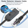 Picture of Radar Detector Power Cord, RJ11 Radar Detector Cable, Replacement Radar Detectors Mute Charger Cable for Escort Max 360 Uniden DFR8/9 Radenso XP/SP Beltronics Pro RX65 DFR6/7 Radar Detector - 3.3FT