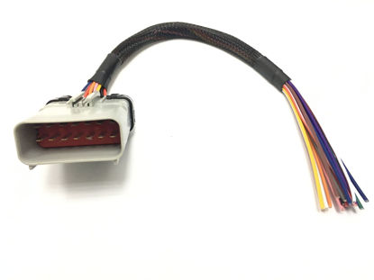 Picture of YPP 14 Way RP1226 Male Connector 14Pin to Open Loose Cable 1ft/30cm