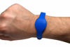 Picture of 10 Blue 26 Bit Proximity Wristbands AuthorizID Weigand Prox Wrist Band Compatable with ISOProx 1386 1326 H10301 Format Readers. Works with The vast Majority of Access Control Systems