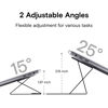 Picture of MOFT Invisible Slim Laptop Stand, Adhesive and Reusable, Adjustable Perfect Viewing Angles, Compatible with Laptops Up to 15.6", Grey