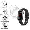 Picture of smaate Screen Protector Compatible with MorePro and FITVII HM08 1.47 inch Fitness Tracker, Soft TPU, 6-Pack, Bubble Self-healing, Full coverage
