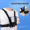 Picture of Mobile Phone Chest Mount Strap Holder ，Anti-Slide Strap Mount for Phone 360 Degree Rotary for Video Recording Camera Harness 2024