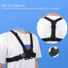 Picture of Mobile Phone Chest Mount Strap Holder ，Anti-Slide Strap Mount for Phone 360 Degree Rotary for Video Recording Camera Harness 2024