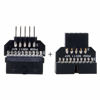 Picture of cablecc 1set Reversible USB 2.0 9Pin Housing to Motherboard USB 3.0 20pin Header Female Adapter