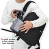 Picture of CADeN Camera Backpack Bag with 15.6 Inches Laptop Compartment and Tripod Holders, Waterproof Camera Case for DSLR/SLR Mirrorless Camera Large Capacity, Camera Case Compatible for Canon Sony Nikon