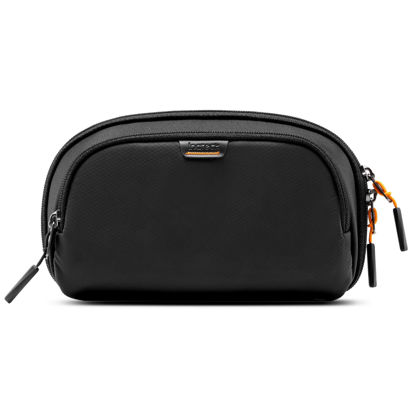 Picture of Inateck Electronics Organizer, Water-resistant Travel Cable Organizer, Portable Tech Pouch, Electronics Accessories Carrying Case, Storage Bag for Cable, Cord, Charger, Phone, Earphone, Black