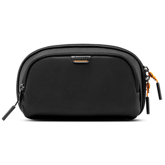 Picture of Inateck Electronics Organizer, Water-resistant Travel Cable Organizer, Portable Tech Pouch, Electronics Accessories Carrying Case, Storage Bag for Cable, Cord, Charger, Phone, Earphone, Black