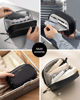 Picture of Inateck Electronics Organizer, Water-resistant Travel Cable Organizer, Portable Tech Pouch, Electronics Accessories Carrying Case, Storage Bag for Cable, Cord, Charger, Phone, Earphone, Black