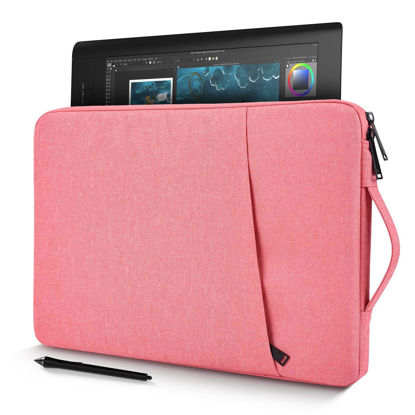 Picture of Portable Drawing Tablet Sleeve Protective Carrying Case for XP-Pen Artist13.3 Pro 13.3 Inch/ Artist12, HUION KAMVAS 13/ Inspiroy Q11K/ Inspiroy H1161,Pink
