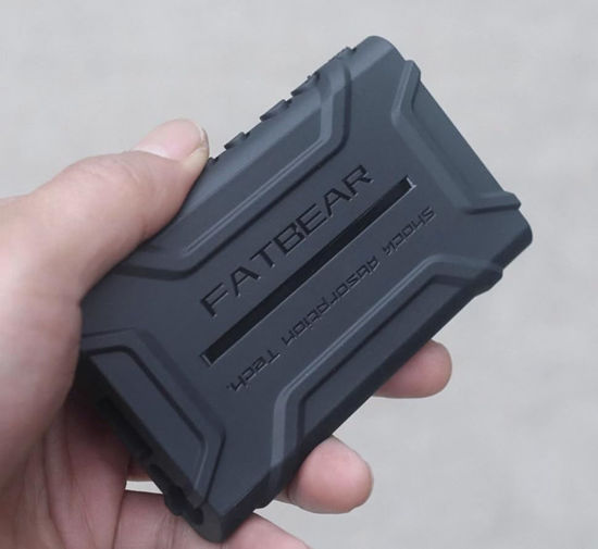 Picture of Fatbear Shockproof Heavy Duty Protective Cover Case Compatible with Sony Walkman NW-A306 (Black)