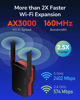 Picture of Cudy AX3000 Dual Band Wi-Fi 6 Extender, WiFi 6 Repeater Coverage up to 3000 Sq.Ft. and 70 Devices, 802.11ax, 160MHz, MU-MIMO, Beamforming, OFDMA, WPA3