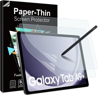 Picture of TiMOVO Screen Protector (2 Pack) for Samsung Galaxy Tab A9+ 2023, 11 inch, PET, Anti Glare, Matte Finish, Write & Draw Like on Paper, Easy Install