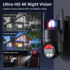 Picture of SV3C Dual Lens PTZ Security Camera Outdoor, ONVIF 4K WiFi IP Camera, AI Human Vehicle Motion Detect, Auto Tracking, Dual Band, Color Night Vision, Waterproof, Two Way Audio, Blueiris, Camhipro, Black