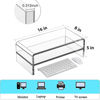 Picture of Wymexen Acrylic Monitor Stand, 2 Tier Computer Monitor Stand Riser，16 inch Acrylic Computer Monitor Stand Riser for iMac, PC, Desktop, Laptop, TV Screen with Extra Storage Space Home Office