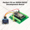Picture of KeeYees 2pcs ESP32 Breakout Board Shield GPIO 1 into 2 for 30PIN ESP32 Development Board
