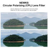 Picture of 77mm Circular Polarizers Filter,NEWKS Waterproof Circular Polarizing Filter with 30 Multi-Layer Coatings CPL Filter for 77mm Camera Lens,with HD Optical Glass/Ultra Slim Frame,Enhance Contrast