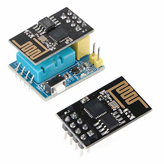 GetUSCart- MakerFocus 2pcs ESP8266 ESP-01 Serial Wireless WiFi ...