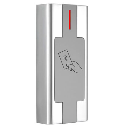 Picture of Access Control RFID Reader,Waterproof Access Control System,Access Controler for Electric Magnetic Lock,Proximity Door Entry Keypad,Gate Opener,Zinc Alloy Shell,Wiegand in+Out,Latch Doors Reader