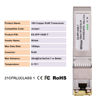 Picture of Wiitek 10G SFP+ to RJ45 Copper Modules, 1.25G/2.5G/5G/10GBase-T Ethernet Copper to SFP+ Transceiver Compatible for Juniper EX-SFP-10GE-T(Cat 6a/7 or Better, 30-Meter)