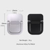 Picture of Exdtgt Portable Keyboard Riser, Mini Invisible Laptop Stand for Desk Computer Keyboard MacBook Notebook Stand Riser Aluminum (2PCS) (Silver)