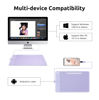 Picture of Parblo Intangbo M Drawing Tablet 10x6 inch,Digital Graphic Tablet with 8192 Levels,Battery-Free Stylus and 8 Hot-Keys Drawing Pad,Work with Window/Mac,Android,Purple
