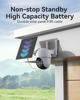 Picture of TMEZON Security Cameras Outdoor Wireless, 4MP Solar Security Cameras Outdoor, Solar Panel Powered 360° Pan & Tilt, No Monthly Fee, Easy Setup