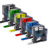 Picture of 6-Pack Replacement for Dymo D1 Label Tapes Color Combo Set 45013 45016 45017 45018 45019 45021 D1 Refills,1/2 Inch (12mm) x 23 Ft(7m),for Dymo LabelManager PnP 160 210D 260P 280 360D 420P Label Maker