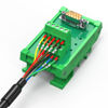 Picture of JUXINICE DB9 Female to Bare Wire with Cable Marker 5ft DB9 Connector RS232 Serial Cable,D-SUB 9-Pin RS232 Adapter Connector of Single end Cable,9 Wire All Provided with Wiring Terminals-Black-1.5M