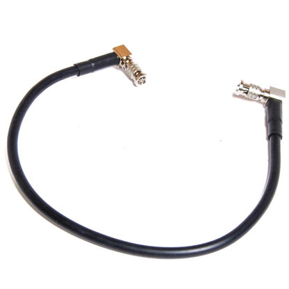 Picture of XLCS Designs 12G Micro SDI | 75 ohms | 90 Degree HDBNC Male to Right Angle HDBNC Male Cable | for Blackmagic Micro Studio Camera 4K G2 | for Blackmagic Video Assist 12g 5" | 12 inch | 30 cm Long