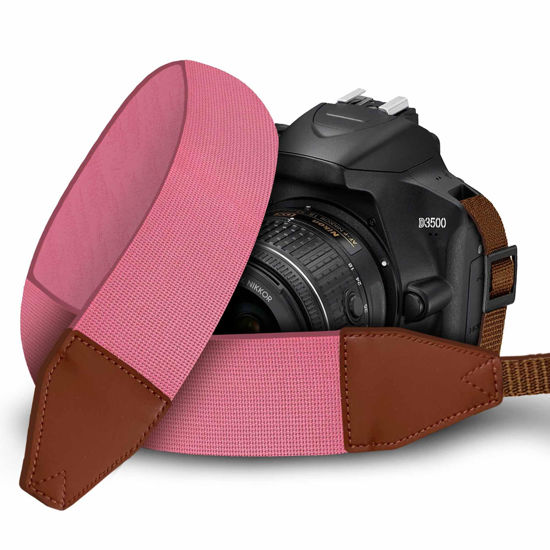 Picture of Art Tribute Camera Strap For Photographers Padded Universal Fit Neck Shoulder & Crossbody Strap Quick Release For DSLR/SLR/Mirrorless Canon Nikon Sony Olympus Compatible Great Gift for Photographers
