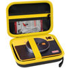 Picture of ANKHOH Print Camera Case for Kodak Mini Shot 3 Retro 4PASS Wireless Instant Camera & Photo Printer, Picture Printer Carrying Storage Bag Holder Fits for Kodak Mini 3 Retro (Black+Yellow) (Box Only)