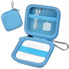 Picture of Chip Card Reader Scanner Case, Hard Carrying Bag Holder Fits Square A-SKU-0485 Contactless and Chip Reader with USB Charge Cable for EMV Chip Cards/Apple Pay/Android Pay/More - Blue
