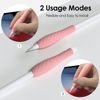 Picture of ProElife Ergonomics Grip Holder Silicone Protective Sleeve Cover for Apple Pencil 1st 2nd Generation iPad Pro 11'' 12.9'' 2021/2020/2018 Stylus Accessories Kits (Pink)