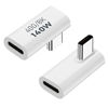 Picture of AreMe 2 Pack USB C Male to Female Adapter, 90 Degree Right Angle Type C Extender Support 140W, 40Gbps, 8K@60Hz for Thunderbolt 4/3, MacBook Pro/Air, Laptop, Phones and More Type C Devices (White)