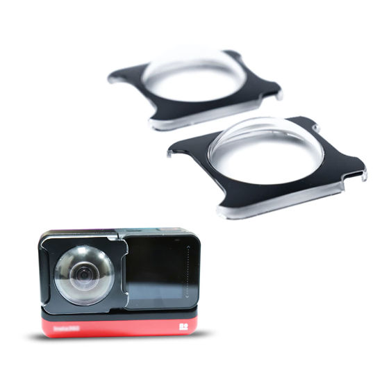 Picture of Sticky Dual Lens Guards for Insta360 One RS/ONE R Panoramic Lens Accessories, with Silicone Lens Cover