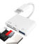 Picture of Camera Micro SD TF Memory Card Reader Lightning Male to USB3.0 Female Adapter OTG Cable for Apple iPhone 11 12 Mini max pro xs xr x se2 7 8plus Ipad air A Connector Flash Stick Drive Splitter