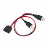 Picture of SUPERPLUS USB to SATA Power Cable for 2.5 SATA HDD SATA to USB Sata Cable
