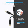 Picture of Lightning Cable Certified - Nikolable iPhone Charger 3Pack 6ft Lighting to USB A Charging Cord Compatible with iPhone 14 13 12 11 Pro Max XS XR 8 Plus 7 Plus 6s Plus 5S iPad Pro and More, Black