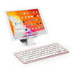 Picture of OMOTON Bluetooth Keyboard for iPad 10th Generation, iPad 10.2 (9th/8th/7th), iPad Pro 13/12.9/11 inch, iPad Air 13/11 inch, iPad Air 5th/4th, iPad Mini and More Bluetooth Enabled Devices, Pink Gold