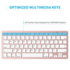 Picture of OMOTON Bluetooth Keyboard for iPad 10th Generation, iPad 10.2 (9th/8th/7th), iPad Pro 13/12.9/11 inch, iPad Air 13/11 inch, iPad Air 5th/4th, iPad Mini and More Bluetooth Enabled Devices, Pink Gold