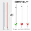 Picture of AhaStyle 2 Pack Silicone Apple Pencil (USB-C) Case 2023 Ultra Thin Proteative Cover Skin Apple Pencil Sleeve Anti-Slip Grip Compatible with Apple Pencil USB C (Light Blue & Pink)
