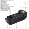 Picture of DSTE Replacement for Pro IR Remote Control MB-D18 Vertical Battery Grip + 2PCS EN-EL15 Battery Compatible with Nikon D850 Digital Camera