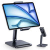 Picture of CreaDream Tablet Stand, Heavy Aluminum Tablet Holder for Desk with Adjustable 360° Swivel Bracket, Compatible with iPad Pro/Air/Mini, Galaxy Tab, Surface Pro, Kindle Fire 4.7''-13", Black
