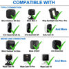 Picture of 26FT Power Extension Cable Charger for Blink Outdoor 4(4th Gen)/(3rd Gen)/XT2,Wyze Cam v3/v3 Pro/v4,Ring Spotlight Cam Plus/Pro,Arlo Essential 2K,Micro USB & Type C Power Cord and Adapter(Black,2Pack)