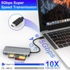 Picture of USB C Multi Card Reader 7-in-1 Aluminum SD/Micro SD/CF/MS/XD Card Reader, 5Gbps High Speed Camera Card Reader for SDXC SDHC TF CF MS MMC, Sony Memory Stick Pro Duo Adapter Read 5 Cards Simultaneously