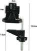 Picture of Bracket Clamp Accessories Holder Fit for Mic Clamps Fixed Metal Desk Lamp Clip Fittings Screw Camera Flash Mount Clamp Bracket Monitor Magic Socket Arm Clamp, Computer Monitor Accessories 1 set