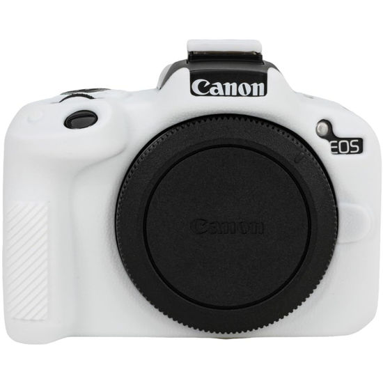 Picture of Case for Canon EOS R50, EOS R50 Camera Silicone Protective Case, Lightweight, Anti-Scratch Slim Fit Soft Skin, EOS R50 Accessories, AEXUTDA Bag for EOS R50 Mirrorless Vlogging Camera - White